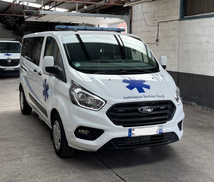 Une Ambulance pour vos consultations, soins, radiologie, chimiothérapie, entrée et sortie de l'hôpital disponible sur Linselles, Bousbecque, Wervicq-Sud, Halluin, Roncq, Neuville en Ferrain