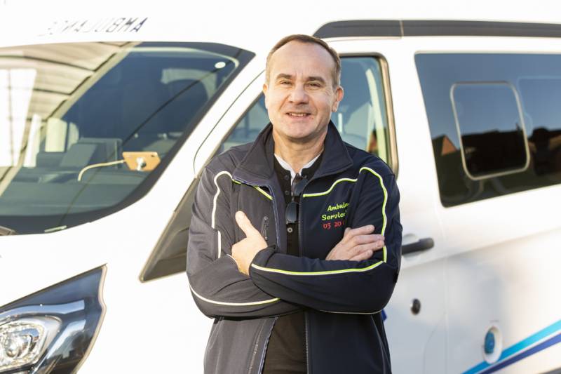 A Linselles le Gérant d'ASN Jacques Machet