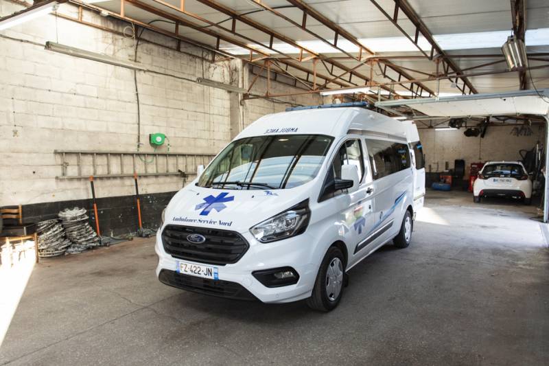 Ambulance pour les Urgences vers Tourcoing