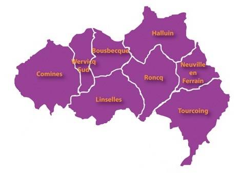 ambulance service nord intervien sur les villes de Linselles, Bousbecque, Halluin, Roncq, Neuville en Ferrain